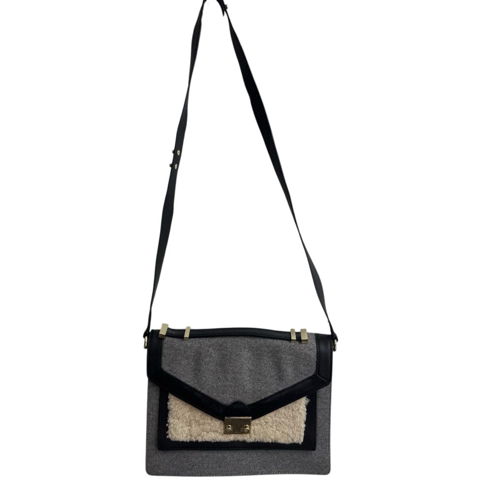 Loeffler Shearling Mini Randall Crossbody Bag Purse
